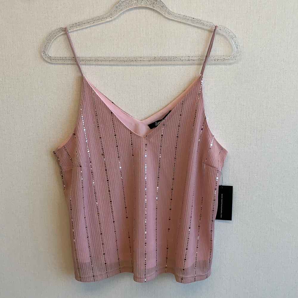 Sweet Rain Pink Camisole • Sz L • NWT💕
